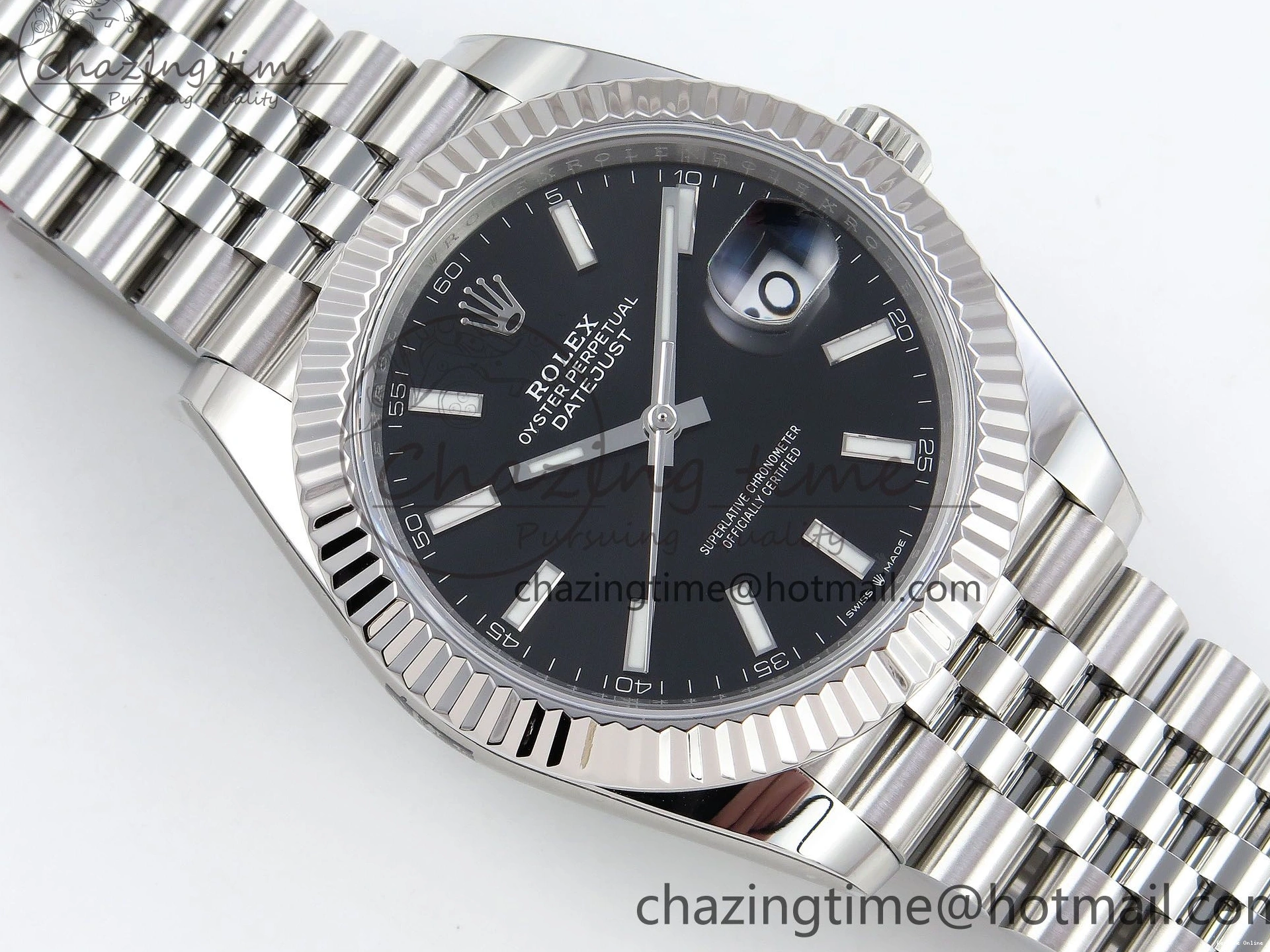 1226 NewStyle Datejust 41mm 126234 904L Steel HGF 1:1 Best Edition Black Dial on SS Bracelet VR 1470